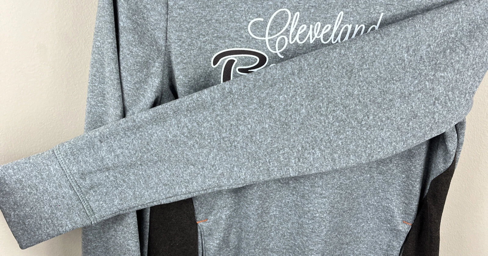 VETEMENTS Felpa con cappuccio Cleveland Browns NFL grigia collo cappuccio ragazza taglia media 10 12 abbigliamento squadra