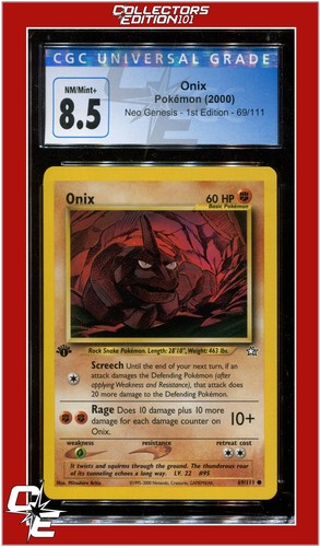Onix (1st Edition) graded CGC 8.5 for sale on eBay