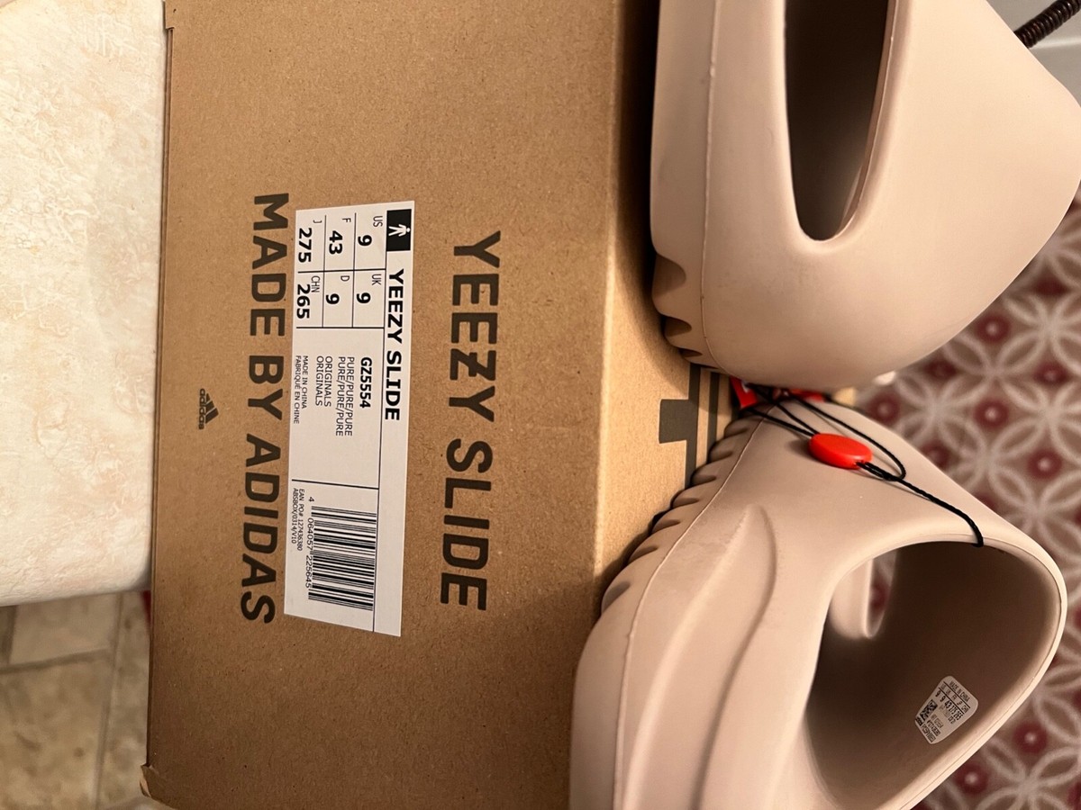yeezy slides Pure Size 9 | eBay