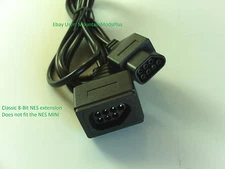 1 Classic 8-bit Nintendo Nes System Console Controller Extension Cable 6FT Cord