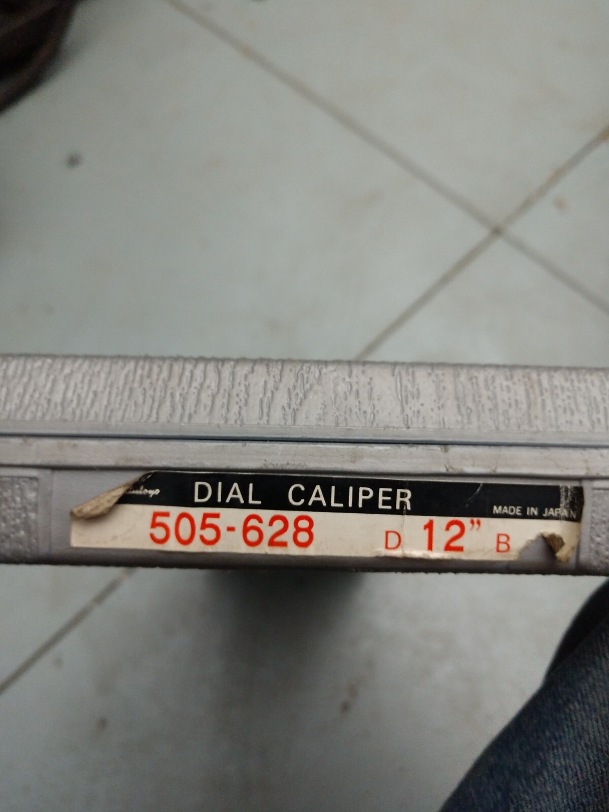 MITUTOYO 12 INCH DIAL CALIPER No. 505628 in case eBay