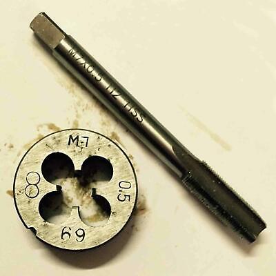 1set HSS M10x1.0 mm Right-hand Plug Tap and Die Thread Threading Tool 