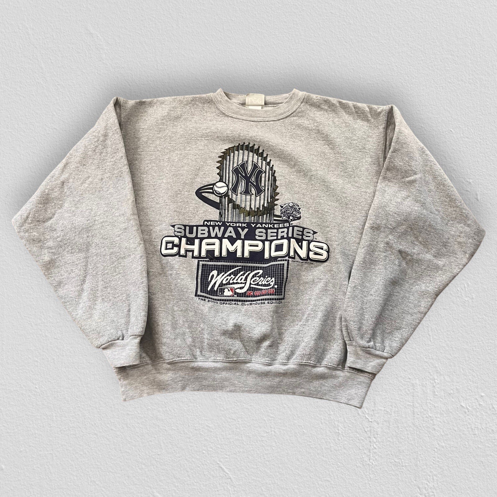 VTG 2000 NY Yankees ワールドシリーズ チャンピオンズ クルーネック スウェット サイズ M/L ニューヨーク