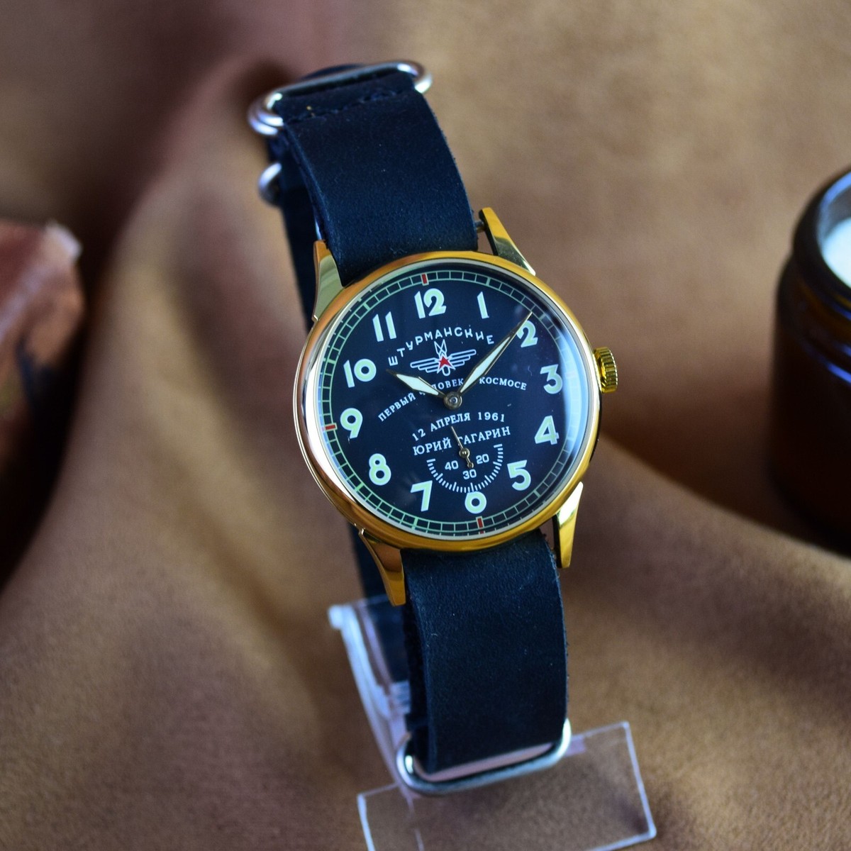 Soviet Wrist Watch Sturmanskie Vintage Pobeda Mechanical Watch