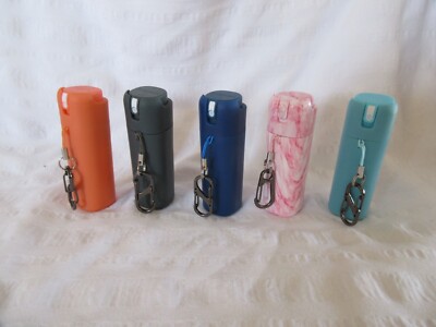 Two 1oz Small Mini Water Misting Plastic Perfume Plant Hair Travel Spray Bottles
