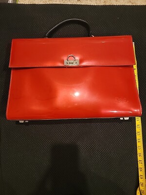 Beijo Purse Handbag Patent Leather Candy Apple Red Black