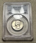 1957 Washington Quarter Dollar PCGS AU58