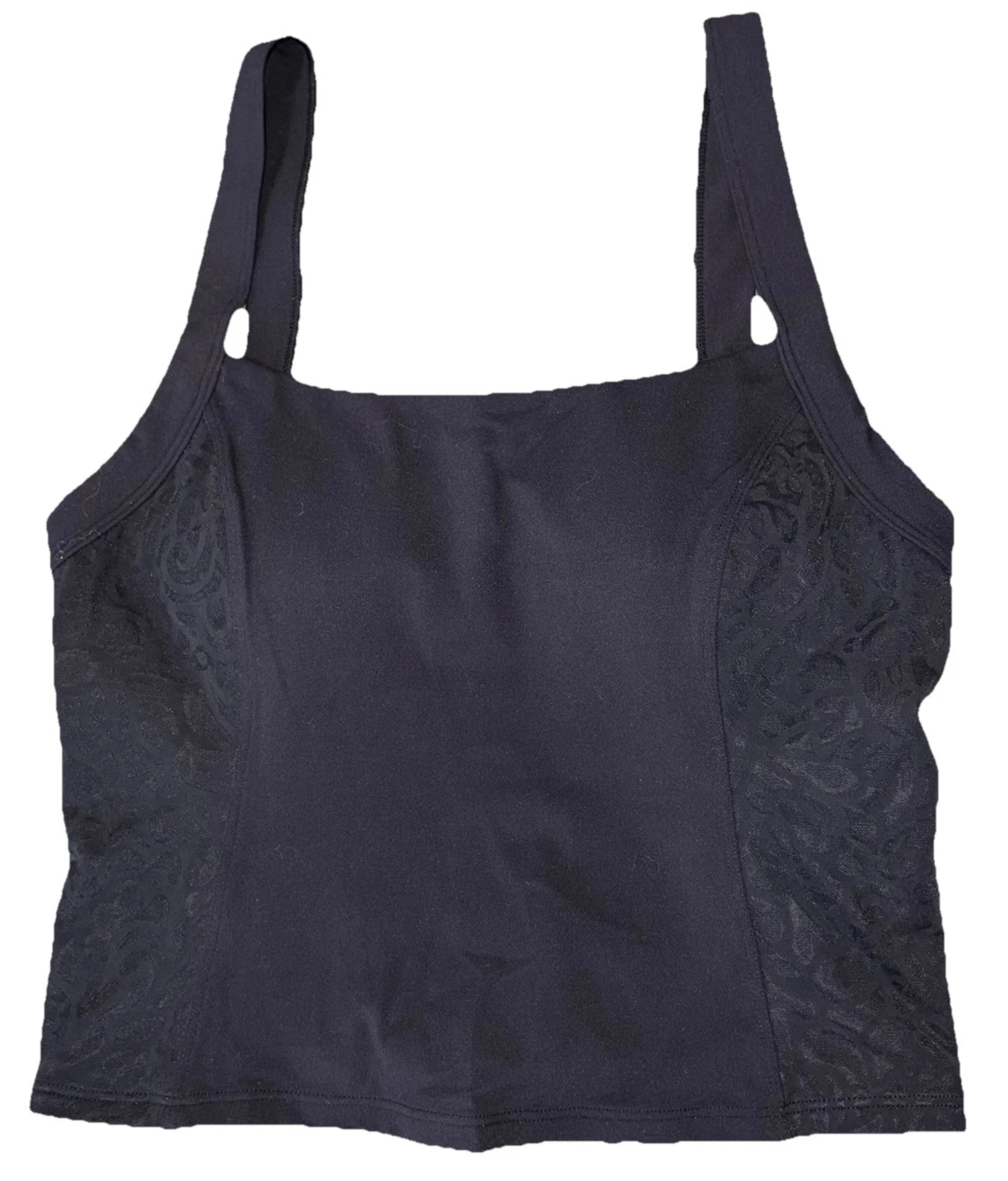 NWT🖤LULULEMON🖤XSMALL(2,4)🖤ALIGN LACE PANEL TANK B/C CUP🖤AUTHENTIC🖤BLACK🖤