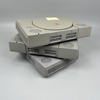 Lot of 3 Sony PlayStation 1 PS1 For Repair/Parts Disc Read Issue, No Picture