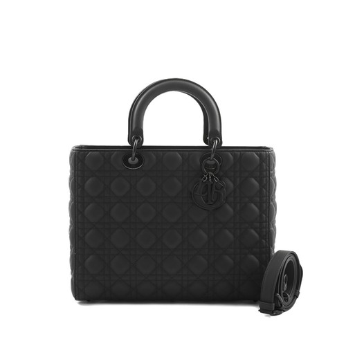 Dior Lady Dior Large M0566SLOI_M989 HANDBAG  black Women