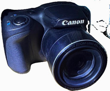 Canon PowerShot SX430 IS Compact Camera 20MP 45x Optical Zoom Wi‑Fi Black