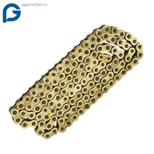 GOLD 520 Drive Chain 120 Links With O-Ring Masterlink For Dirt Bike 520×120 US