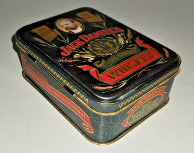 Jack Daniels Old Time Tennessee No 7 Whiskey Tin Box Hudson Scott