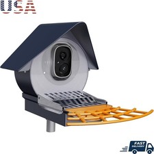 Smart Bird Feeder W/ Camera AI Identify HD Video Squirrel Proof Outdoor Metal