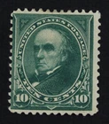 CKStamps: US Stamps Collection Scott#258 10c Webster Mint HR OG