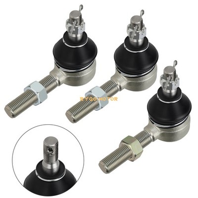 3 X Tie Rod Ends for Club Car DS Golf Cart 1976-2008 Steering Gear Box Drag Link