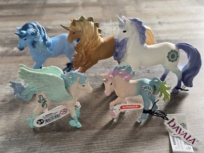 Schleich Bayala Konvolut / Pegasus & Einhorn Elemente Fantasy / 5 Stück Pferde  