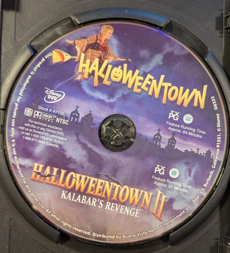 DVD Collection Halloween town/ Halloween town II Pre Owned Excellent Condition - Image 3 of 4
