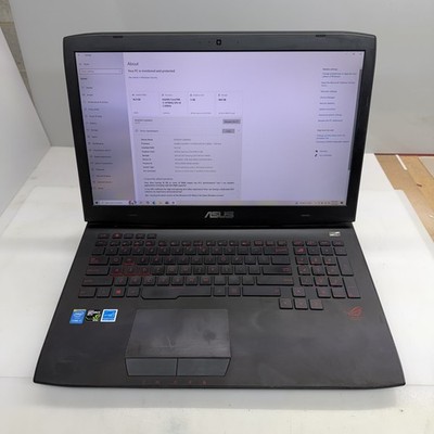 Asus G751J Core i7-4710HQ 16 GB RAM 500 GB SSD GTX 970M 3GB 17.3'' FHD Win10 READ