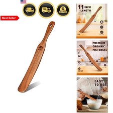 Wooden Spurtle for Sourdough Bread Dough Mixing Kitchen Utensils Kitchen Tools