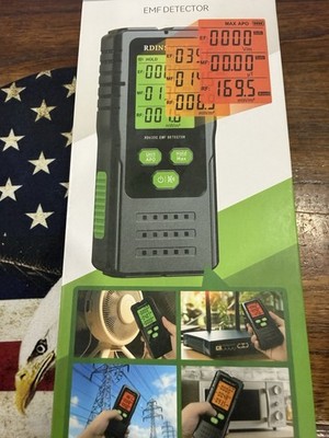 RDINSCOS EMF Detector RD 630C  All 3 Types of Electromagnetic Radiation Field