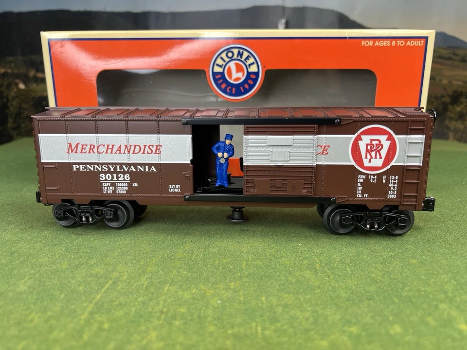 LIONEL 6-52281 LOTS 2003 PENN MERCHANDICE SERVICE OPERATING BOXCAR PRR O GA. NIB - Image 2 of 4