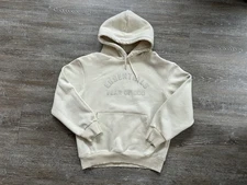 Essentials Fear Of God Eggshell Beige Hoodie Sweatshirt Medium SpellOut Pullover