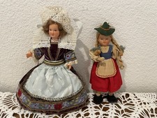 Two Vintage Dolls 9 Inch 7 1/2 Inch Celluloid-German
