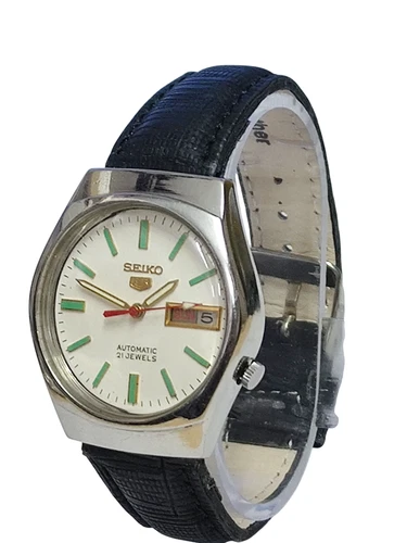 Vintage Seiko Automatic Date Day Dial Wrist Watch  EM73-S