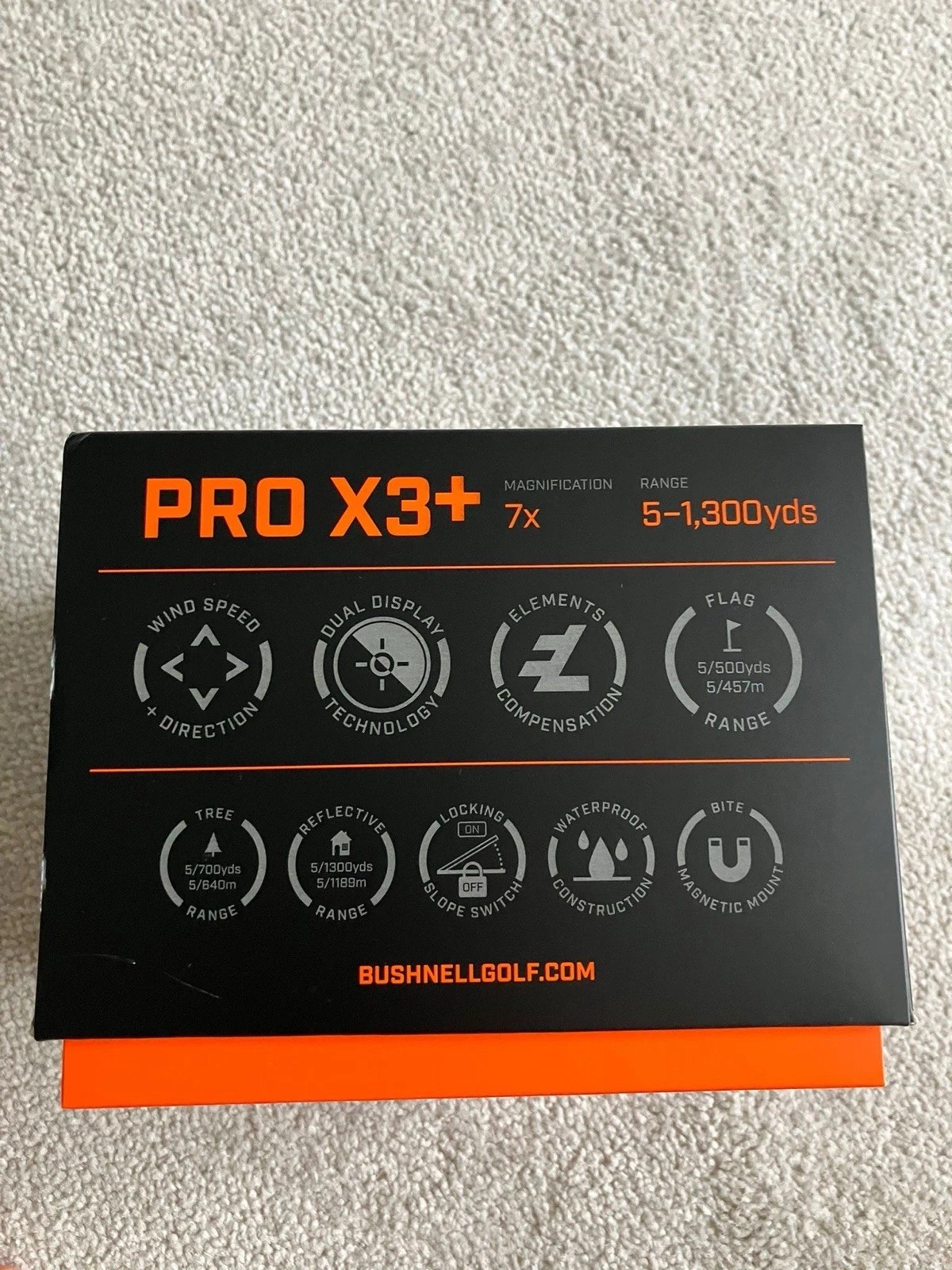 Bushnell pro X3 +Laser Golf Range Finder
Opens in a new window or tab