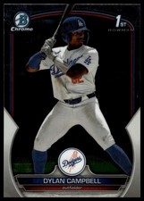 2023 Bowman Draft #BDC-181 Dylan Campbell Chrome