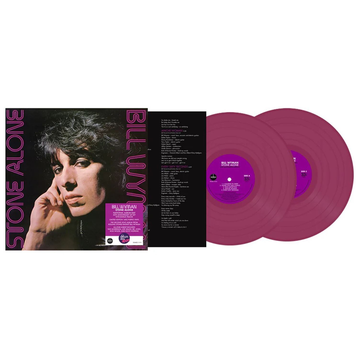 Bill Wyman - Stone Alone 50th Anniversary [NAD 2025] Vinyl 12"" Album
