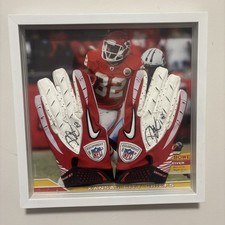 Dwayne Bowe Autographed/Signed PRACTICE WORN GLOVES Kansas City Chiefs