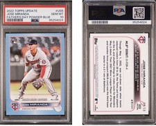 2022 Topps Update Jose Miranda US5 FATHERS DAY #8/50 2022 Debut PSA 10 RC