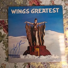 Paul  McCartney & Wings Greatest Hits Signed Laurence Juber Vinyl