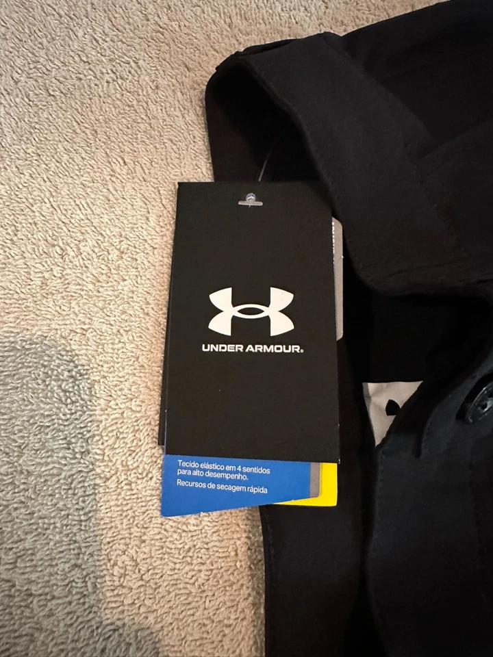 Under Armour Shorts Boy’s Size 10 Black Loose Fit Activewear Casual (New w Tags) - Image 4 of 4