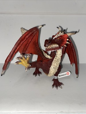 Schleich Eldrador Red Dragon Warrior Hunter Toy Retired D-73527