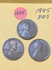 1945 PDS Lincoln Wheat Cent #1445