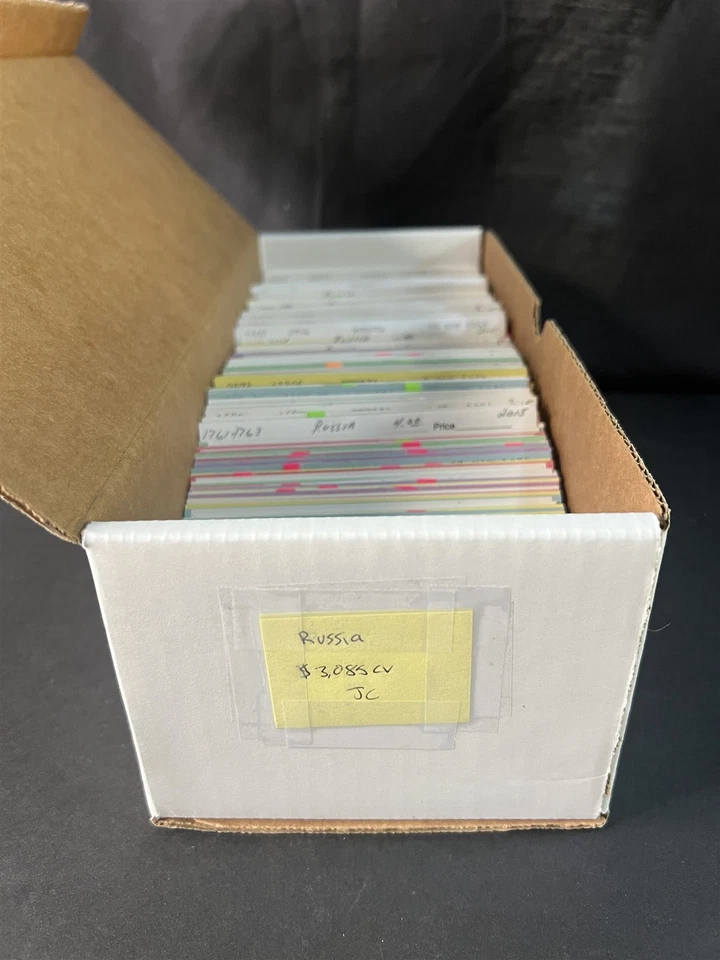 Russia Better Stamps Identified on 100s of Dealer Cards ZAYIX 0825G3862 - Image 3 of 4