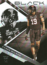 2023 Panini Chronicles Draft Picks Panini Black #20 Tyree Wilson RC Texas Tech
