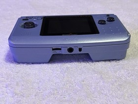 Rare Neo Geo Pocket Color Console Platinum Blue Video Game SNK Tested & Works