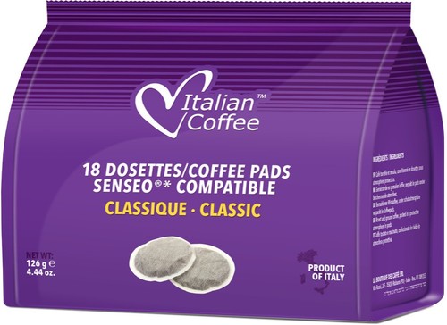 Italian Coffee For Espresso Lovers Italian Coffee pads compatible with Senseo - Picture 4 of 6