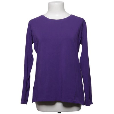 Elegance, Langarmshirt, Größe: L, Lila, Baumwolle/Elasthan, Einfarbig #qTG