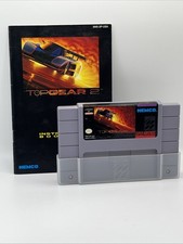 Top Gear 2 With Instruction Manual Booklet Snes Super Nintendo