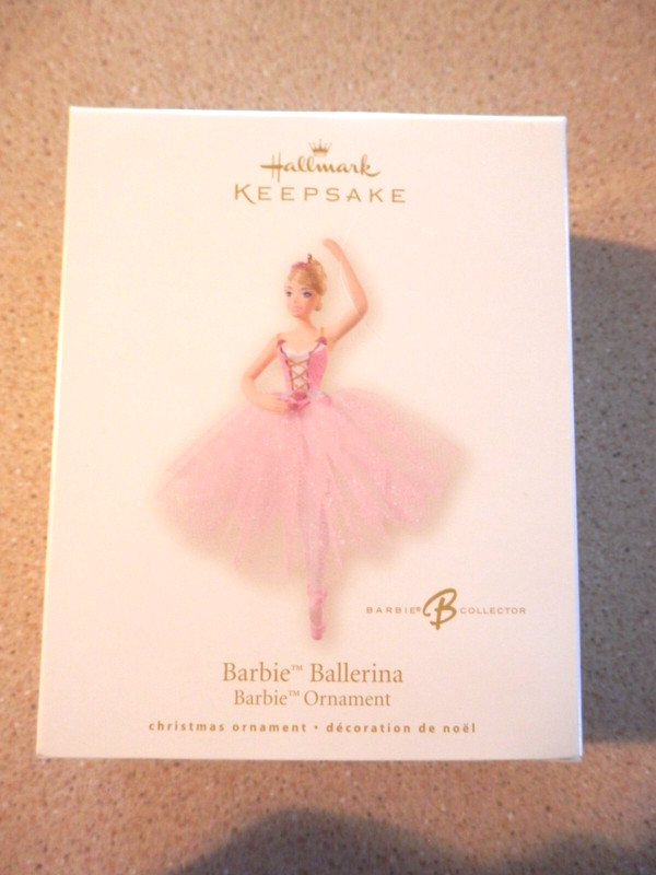 2008 Hallmark Keepsake Barbie Ballerina Collector Christmas Ornament
