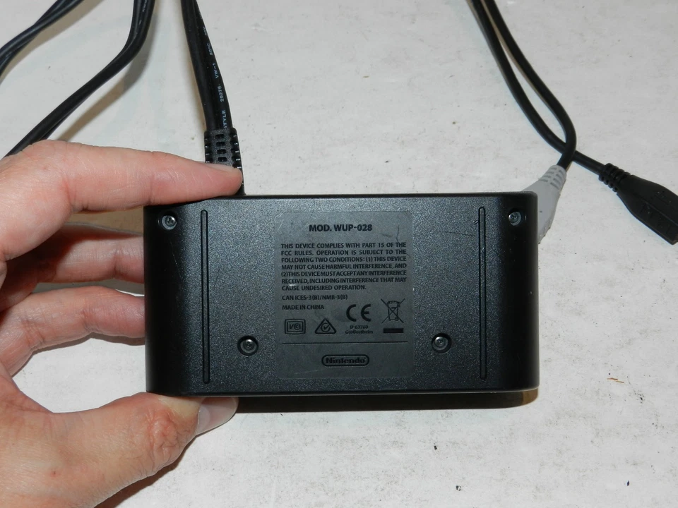 Nintendo Wii U Official OEM GameCube Controller Adapter WUP-028 Switch Tested - Image 2 of 2