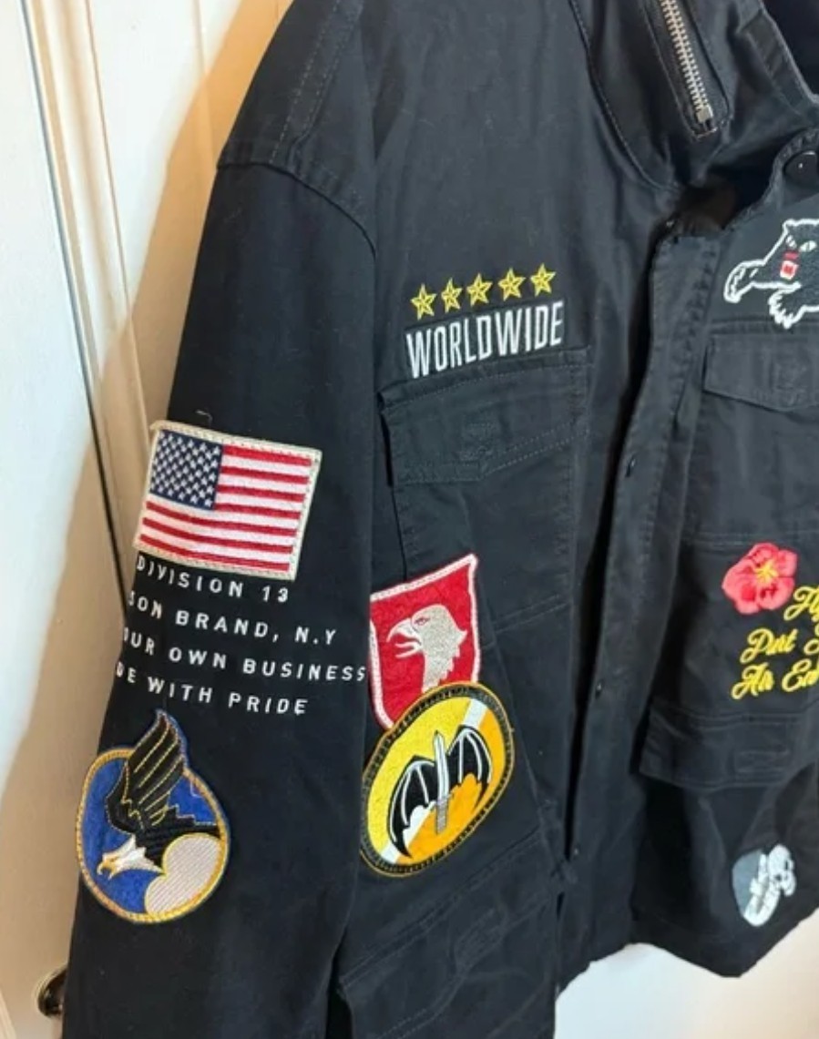 Reason Patchwork Back Graphics Black Eclectic Hea… - image 7