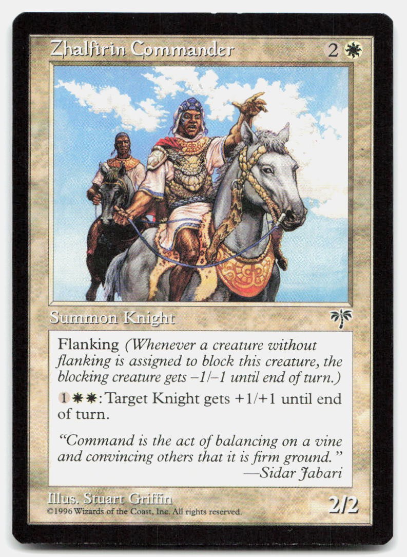 Zhalfirin Commander Uncommon Mirage Magic: The Gathering Near Mint