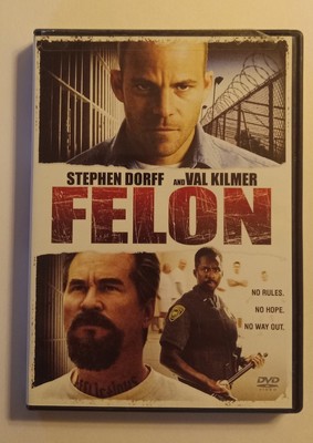 Felon DVD 2008 Stephen  Dorff and Val Kilmer English / French
