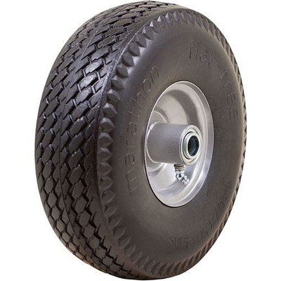 #ad Marathon 4.10 3.50 4quot; Flat Free All Purpose Utility Tire on Wheel 3.5quot; Centered $36.46